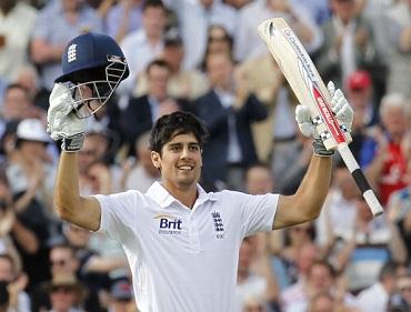 Better times... but this is the Alastair Cook we can see again